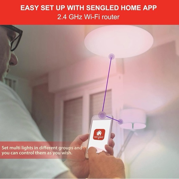 NWT Matter Sengled Smart WiFi Color Changing Light Bulb Dimming Soft White - Picture 9 of 17